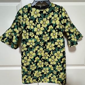 BARDOT JR Grace Floral Bell Sleeve Shift Dress Size US 10